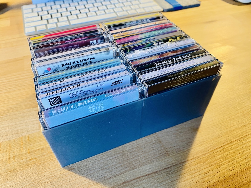 MiniDisc Jewel Case Storage