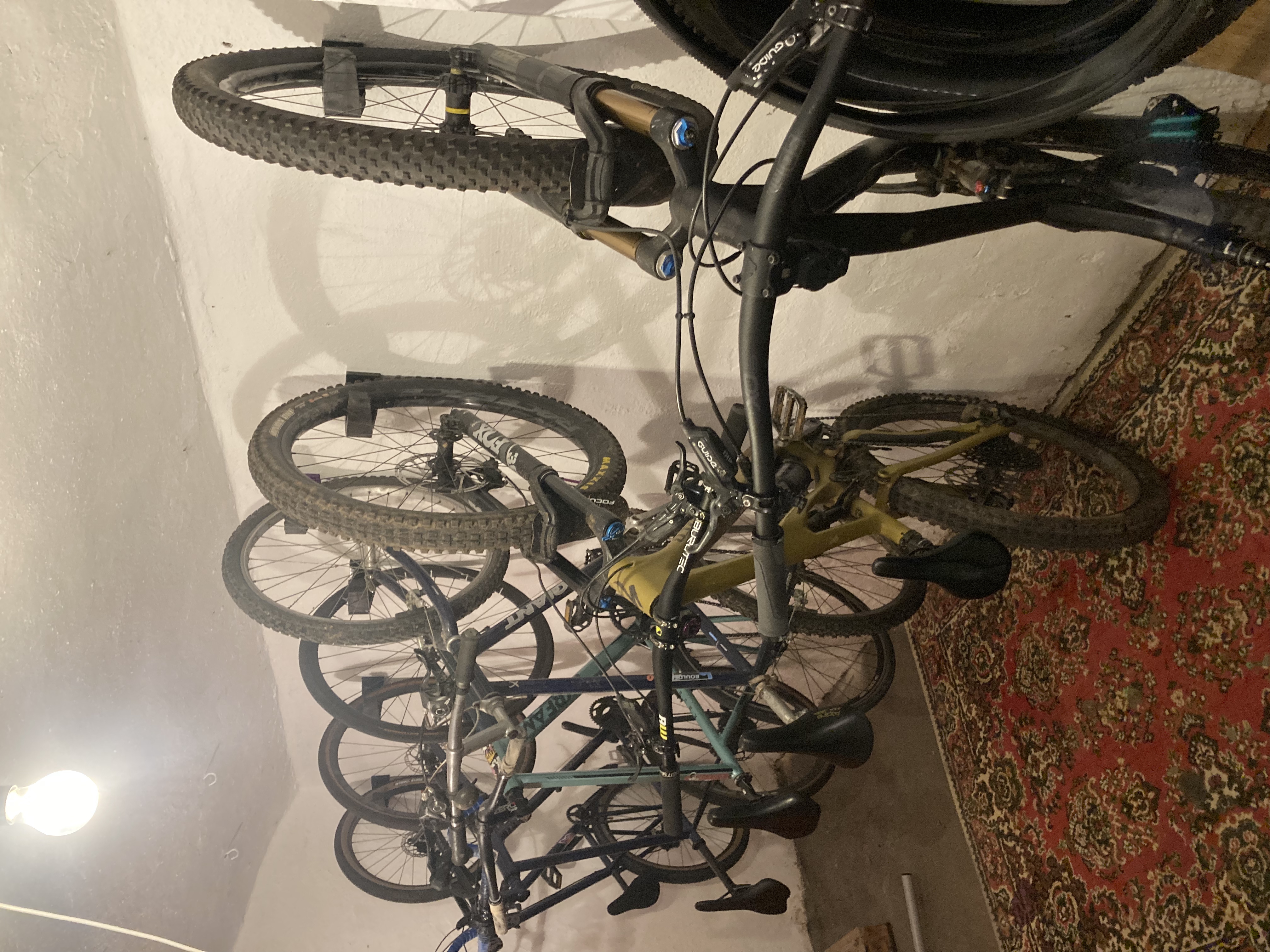 Bike Hook Vertical Mount (60 degree angle)