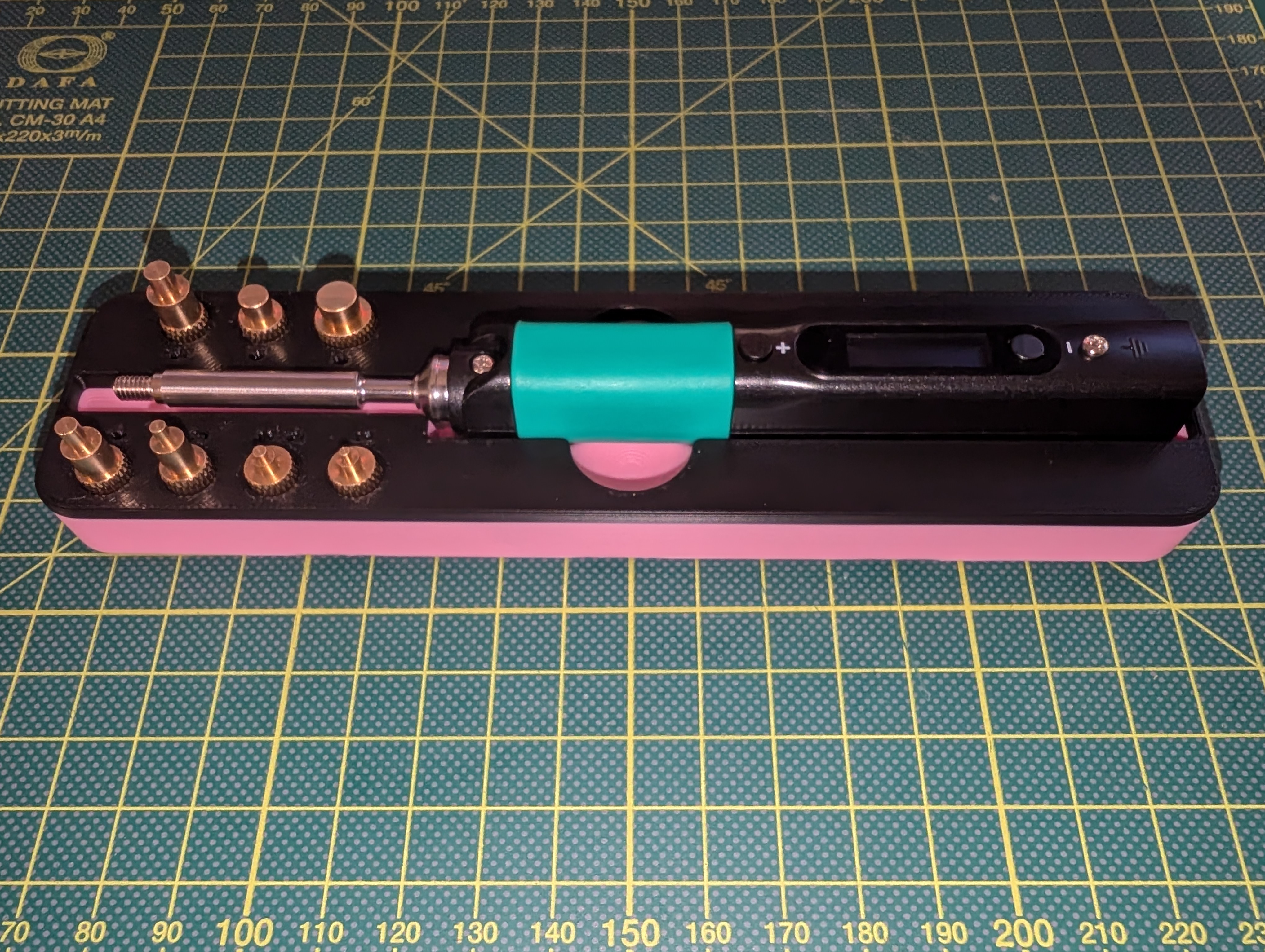 Gridfinity Pinecil 1x4 Holder — miniatura 4