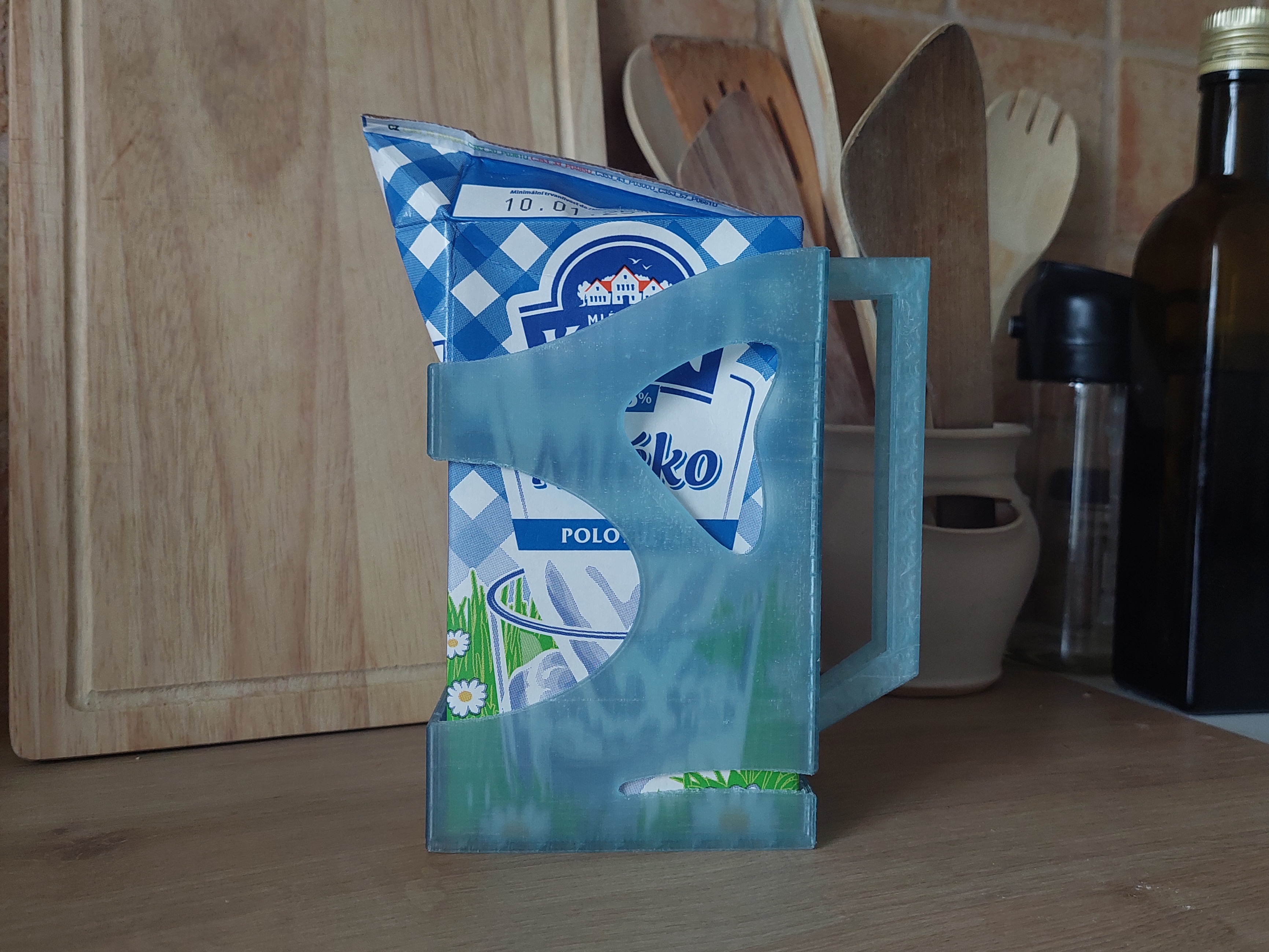 Milk box holder