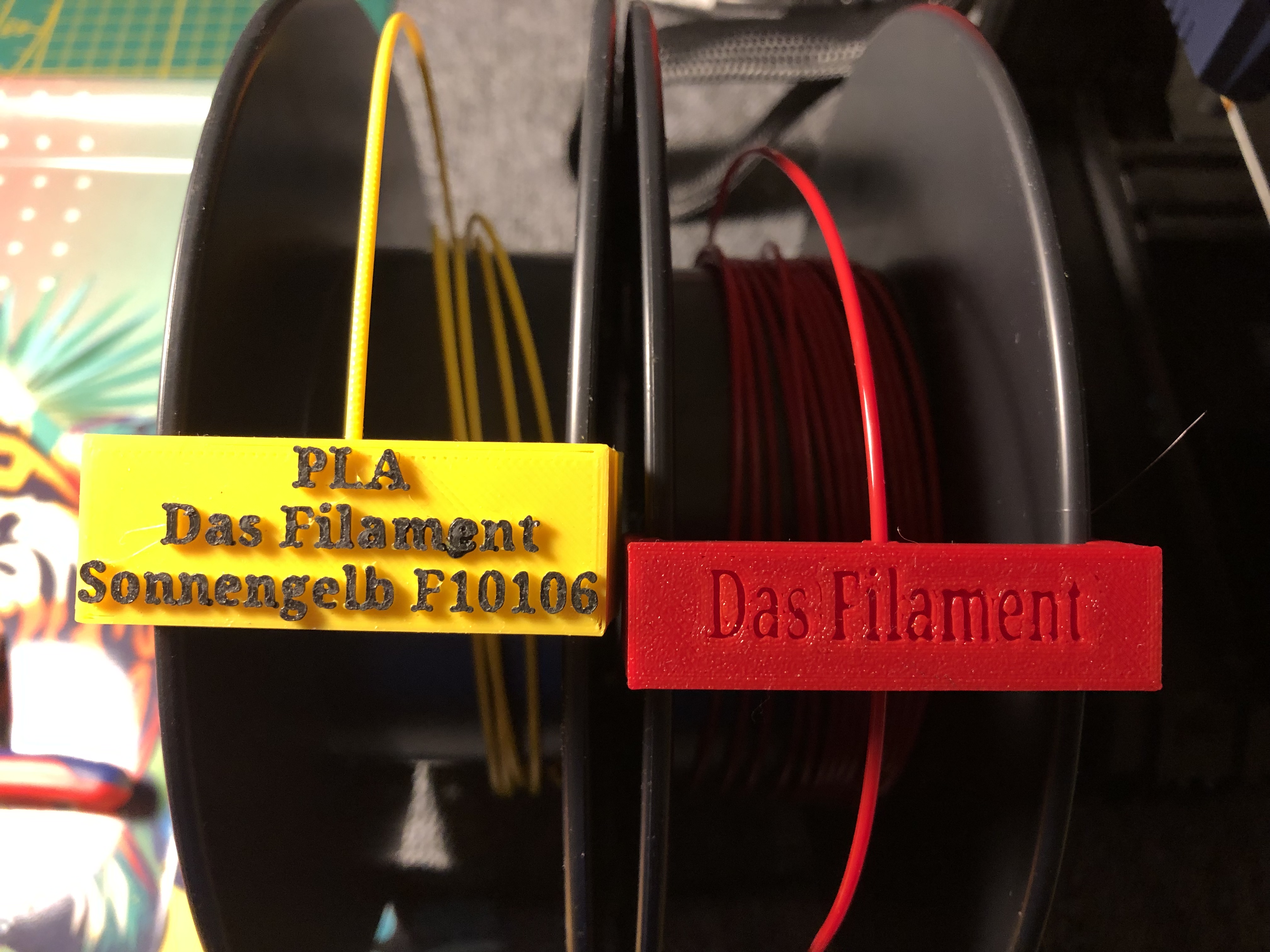 The Filament spool Clip "Das Filament Spulen Clip"
