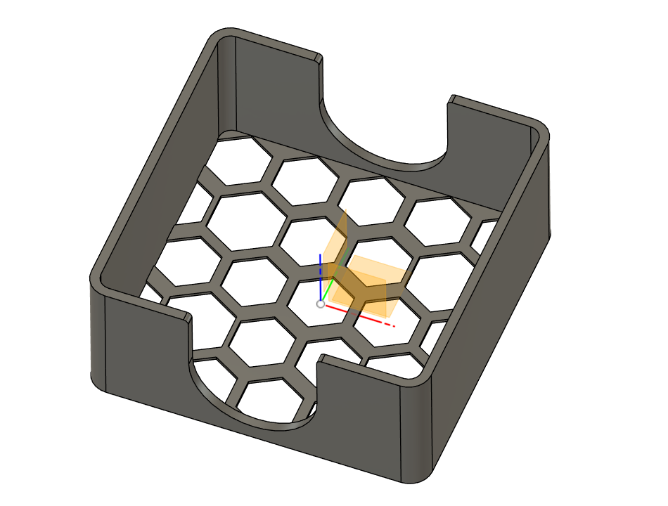 storage box for coasters 100x100x45 mm