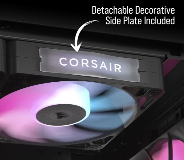 RX fan side clips - 120mm and 140mm