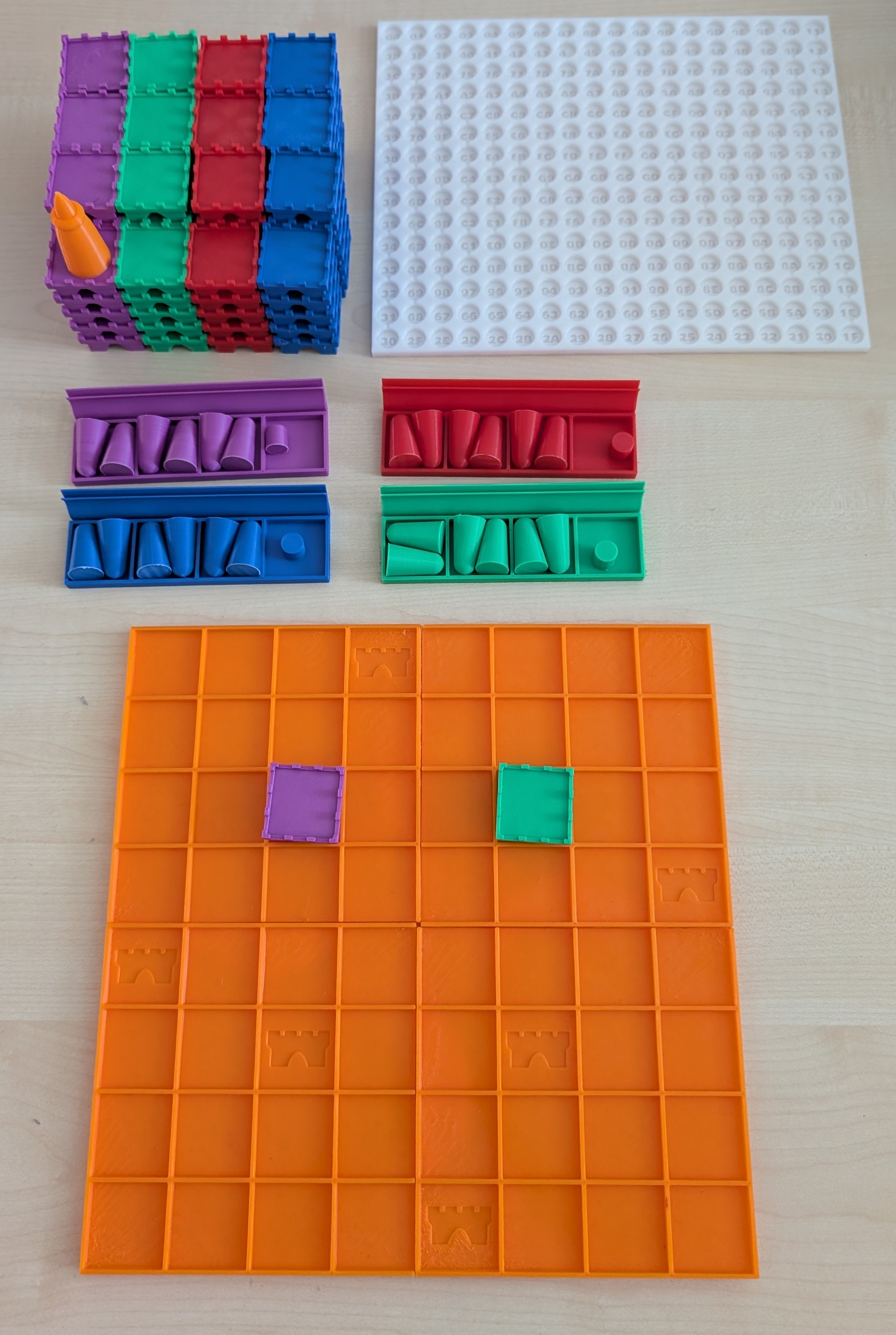 Torres board game - 3d printable parts
