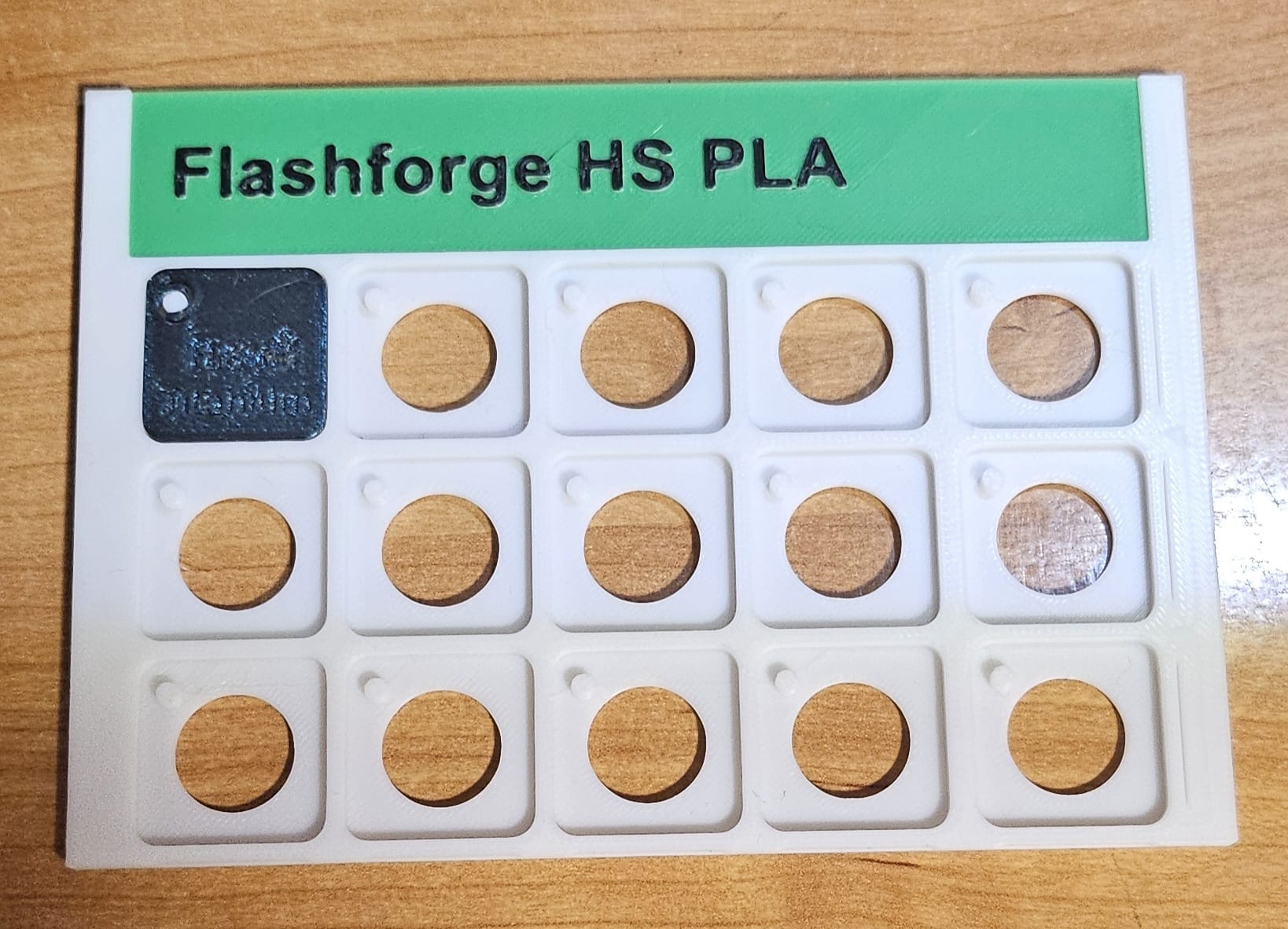 Karteikarte Swatches-Flashforge HS PLA
