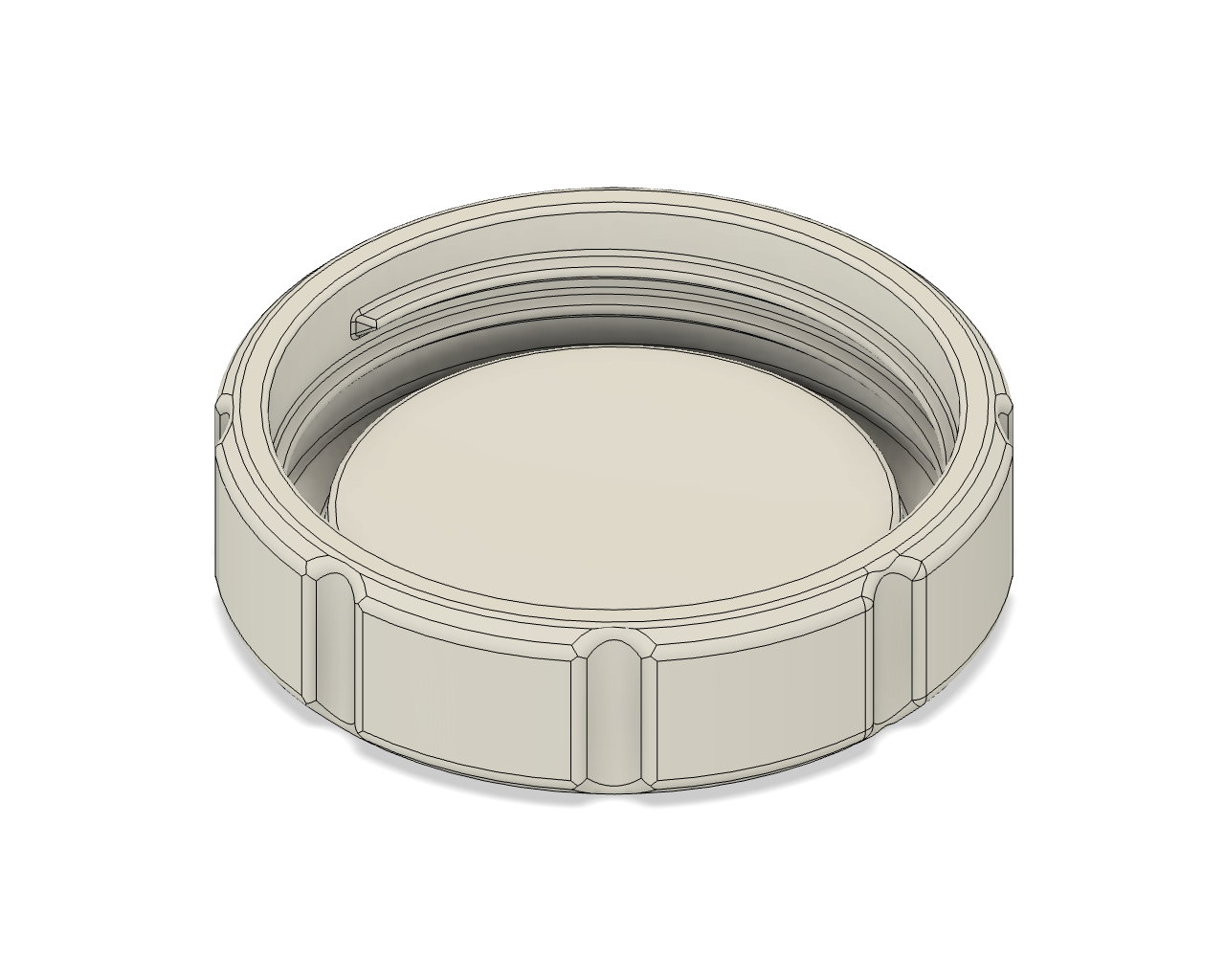 easy-to-turn Nalgene water bottle replacement caps (v2!!)
