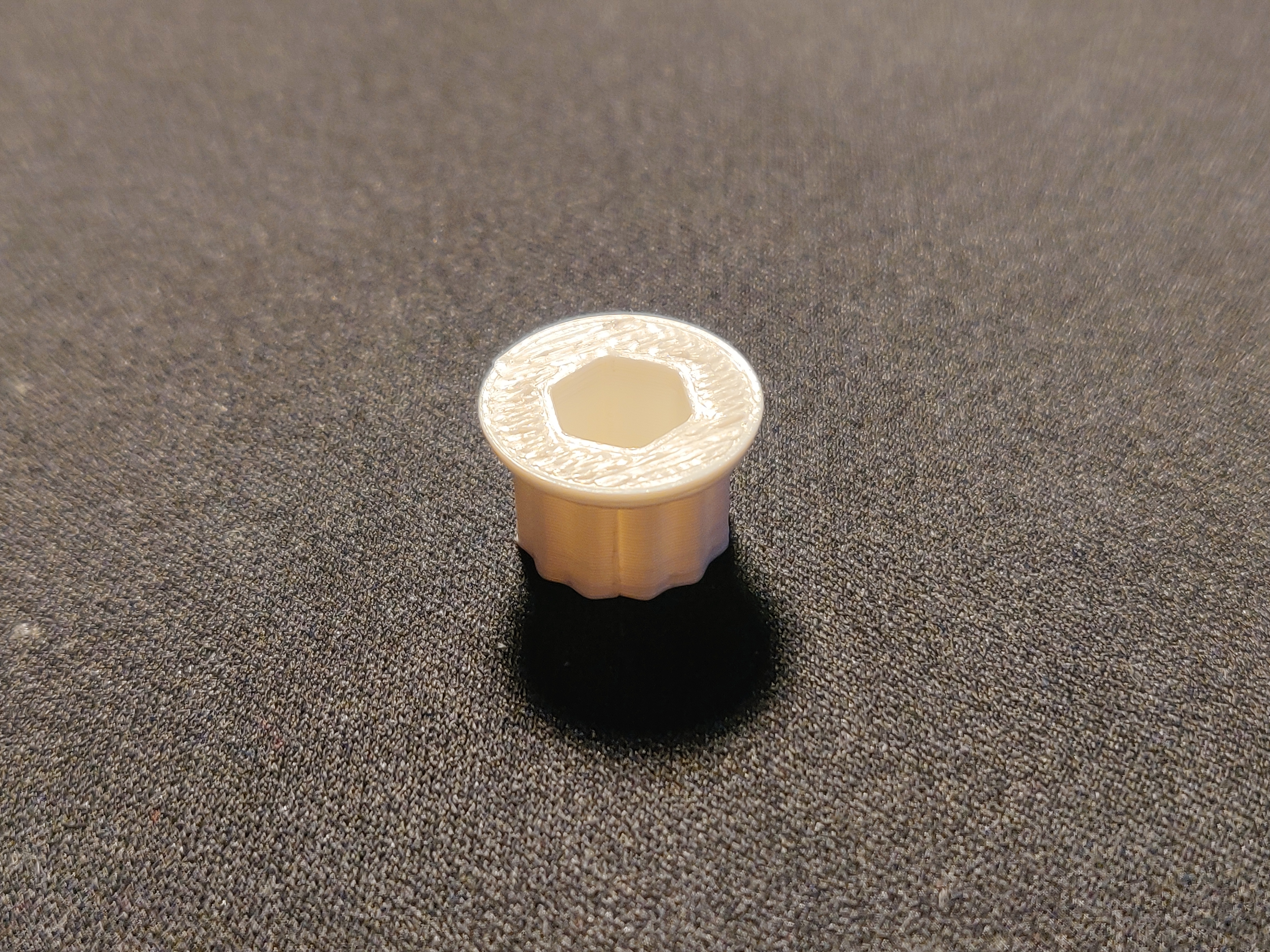 10mm box-end wrench into 6.3mm screw bit adapter
