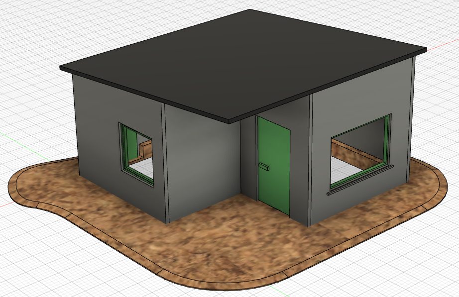 H0 1:87 allotment garden cabin - "Schrebergarten" Laube