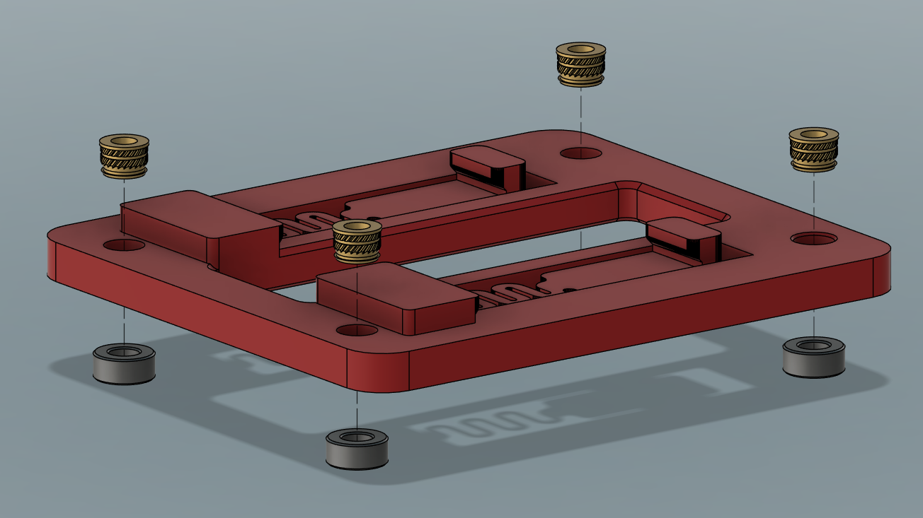 FLY VoltUp Power DIN mount 3D model thumbnail