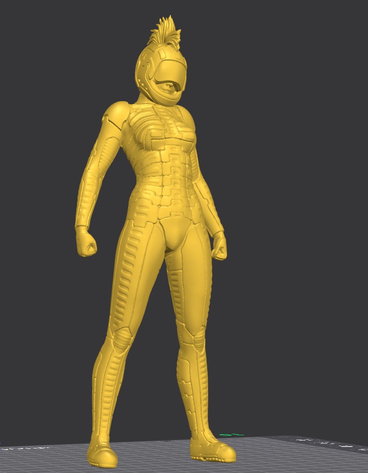 Sci-Fi Warrior Girl