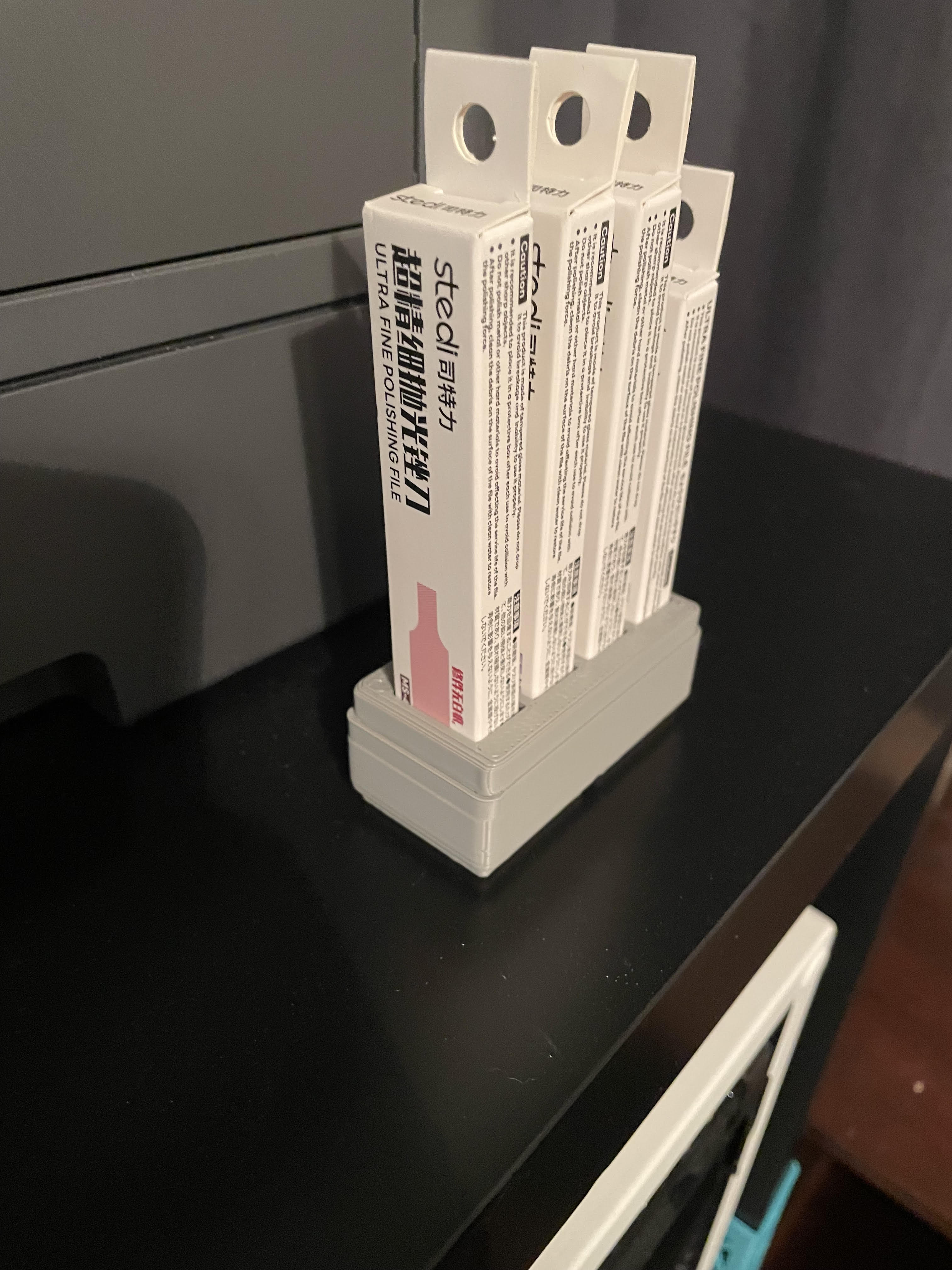 Stedi Polishing File Gridfinity Holder