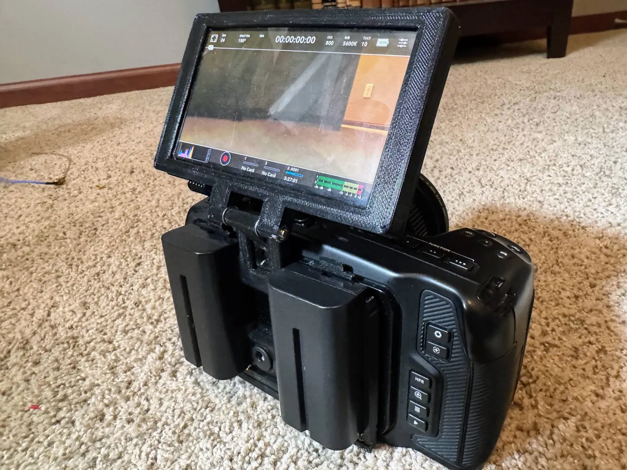 Blackmagic Pocket 4k/6k All-In-One Mod - Flip Screen/SSD