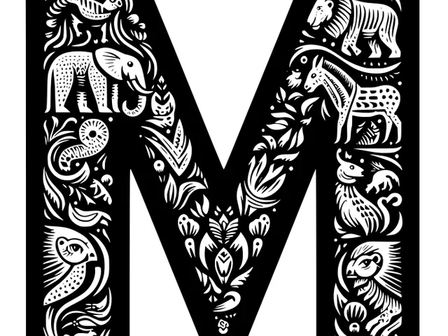 Crazy alphabet: Letter M