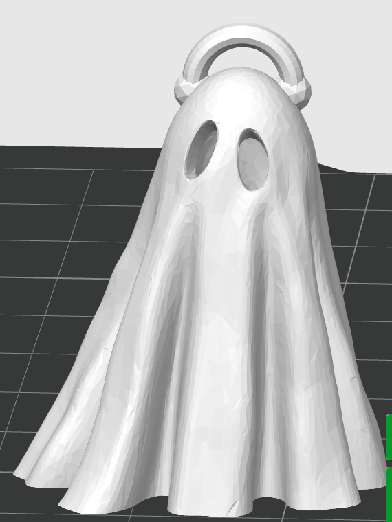 Little Ghost Earring Remix 3D model thumbnail