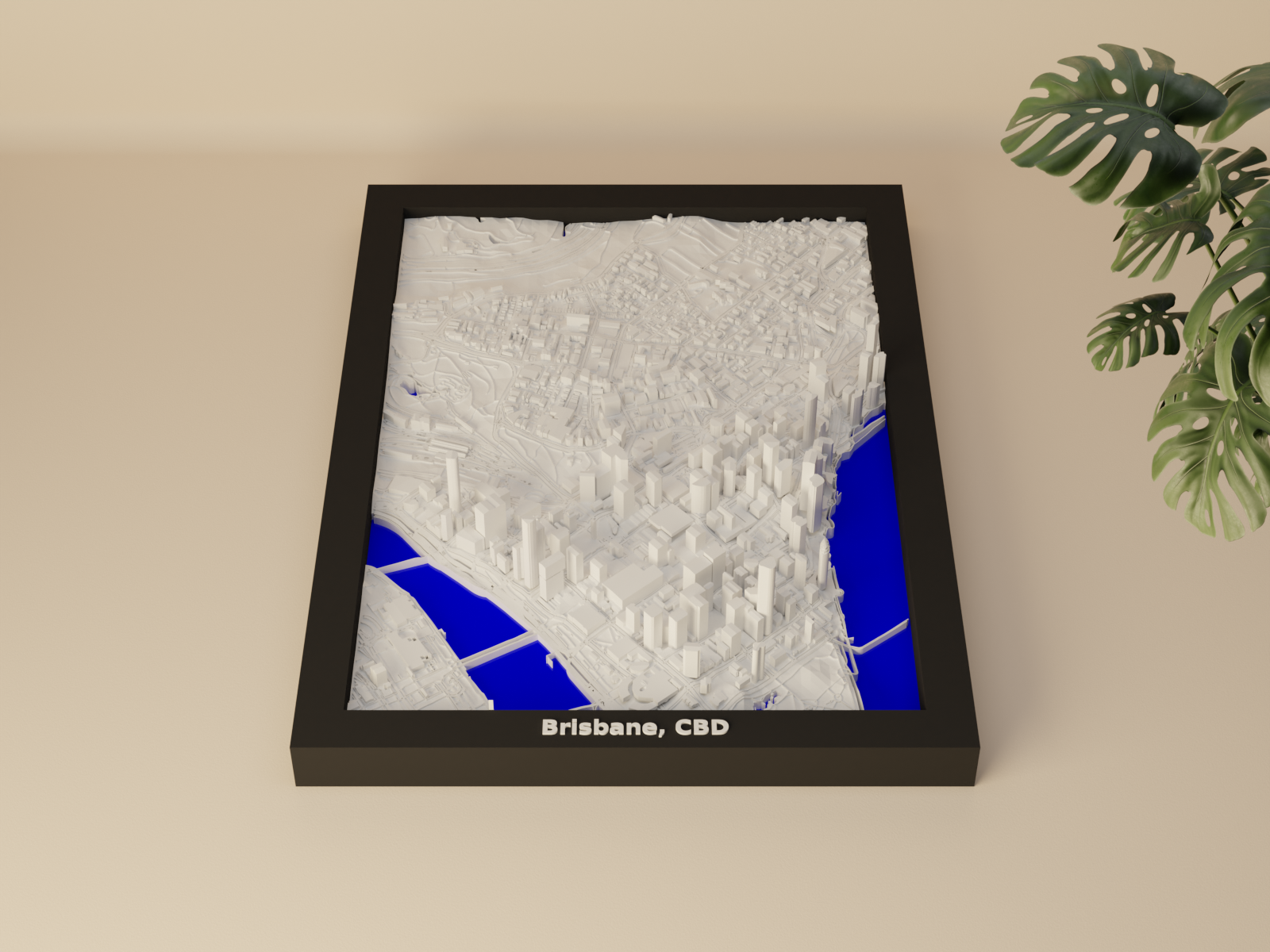 Brisbane, CBD, Australia - 3D Miniature