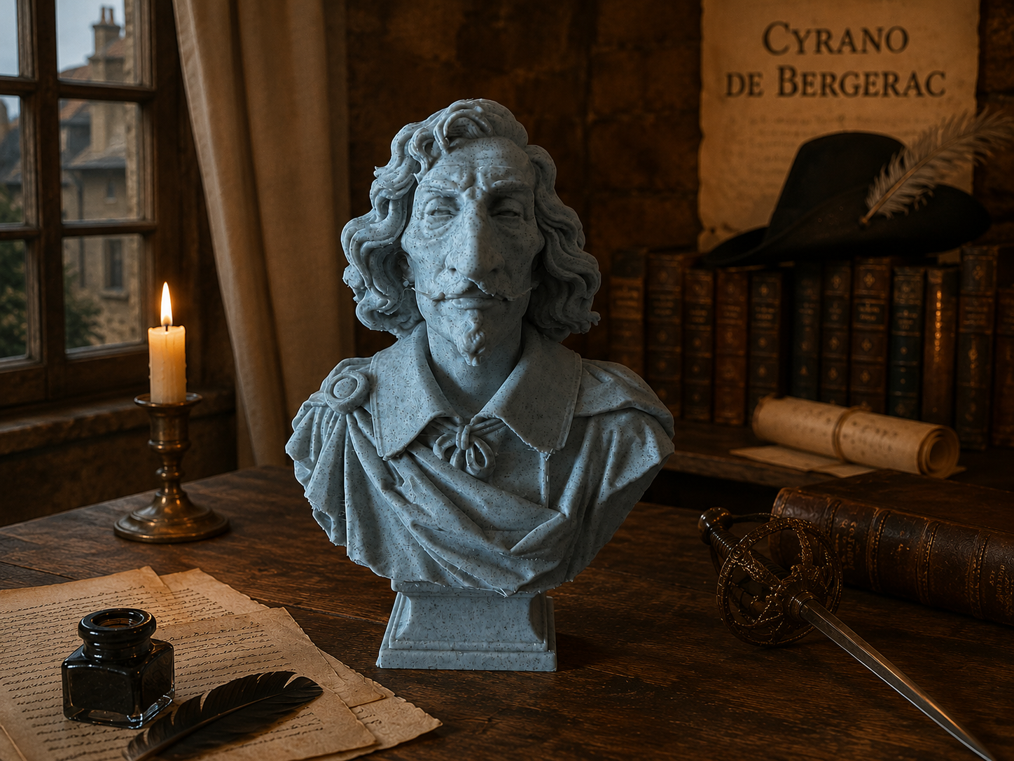 Cyrano de Bergerac – Buste