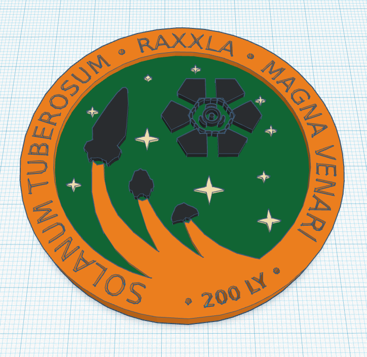 Great Raxxla Potato Hunt Medallion - Elite Dangerous