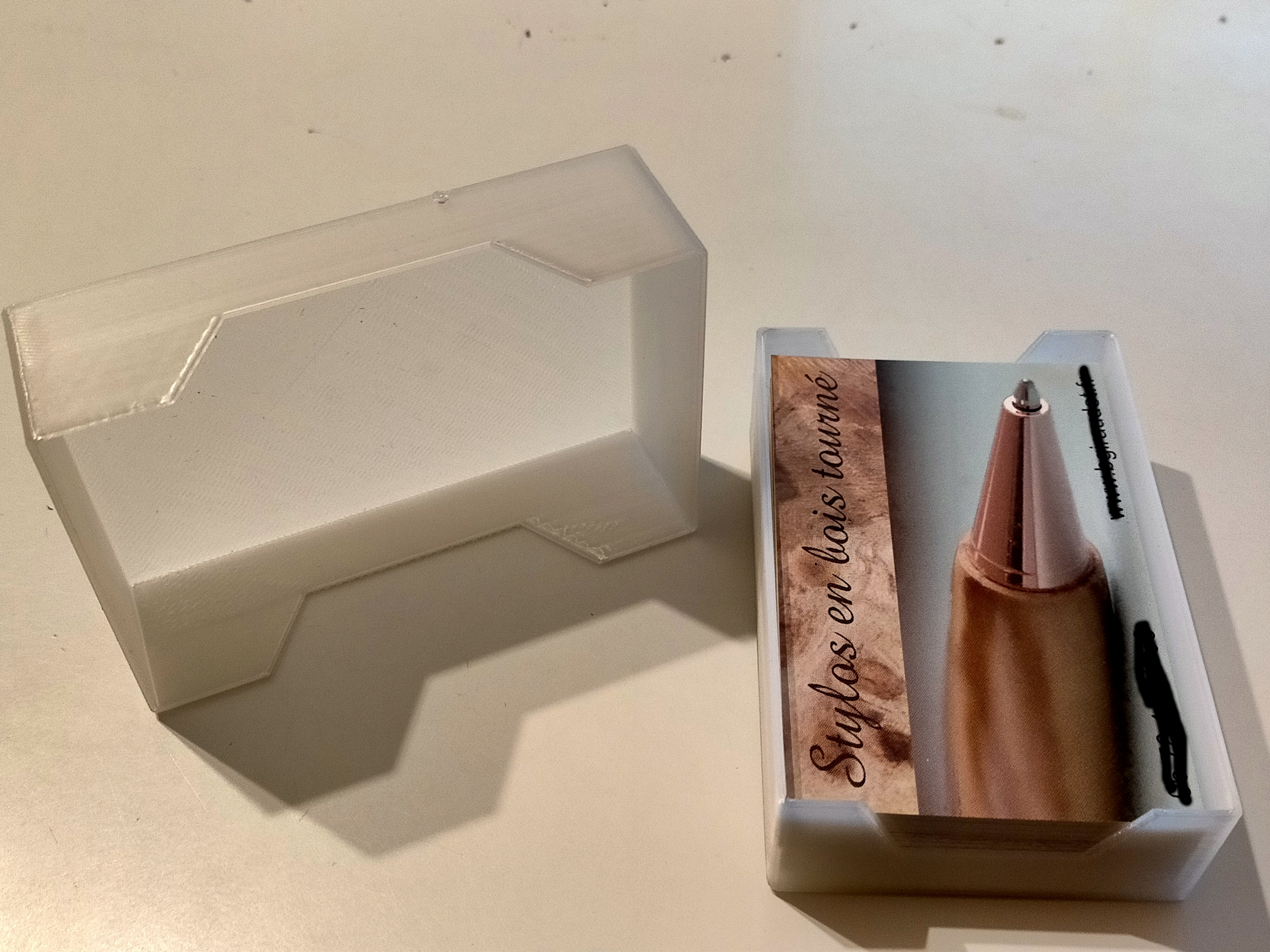 Boite à cartes de visites paramétrique - Parametric Business Card Box