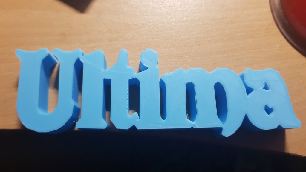 Ultima logo by Slegnor | Download free STL model | Printables.com