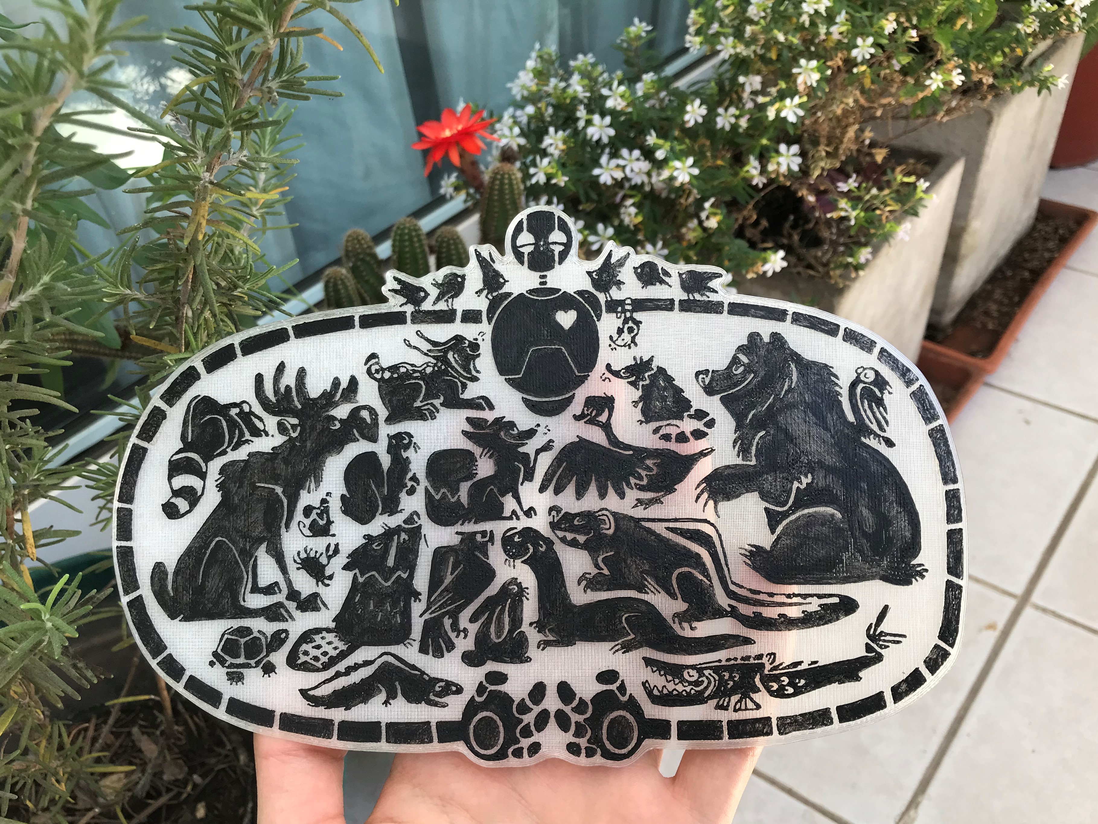 The Wild Robot Wall Plaque