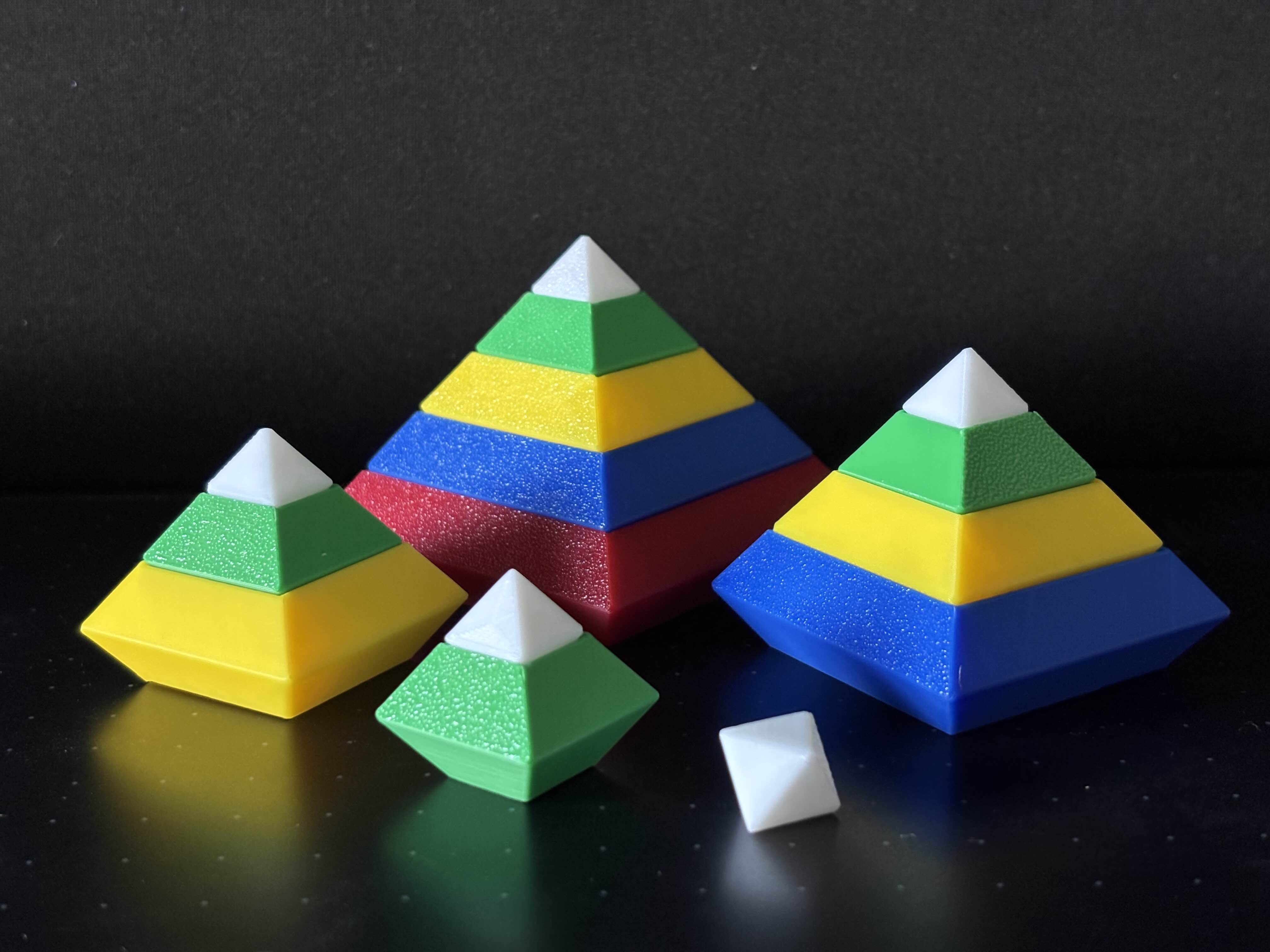 Wedgits (octahedral block desk toy)