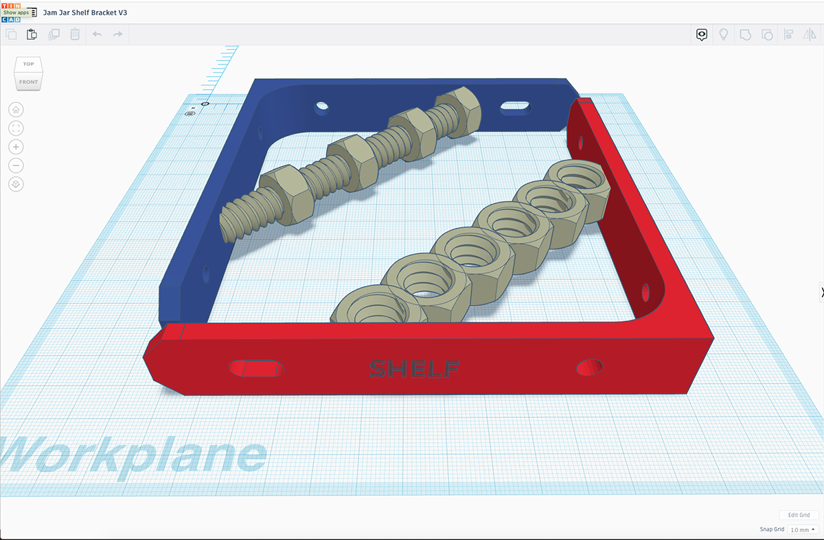 Nut & Bolt shelf bracket — thumbnail 5