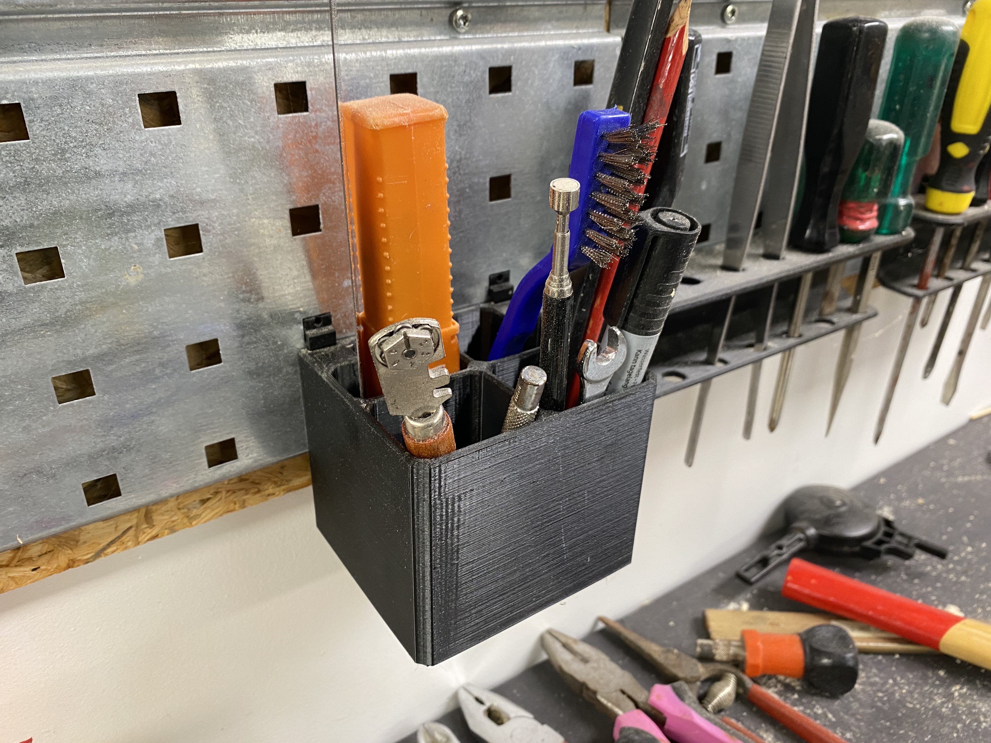 Storage cup for Raaco tool wall