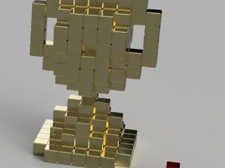 Trophy - Minecraft like - 2024 3D Printing Industry Awards by Lucky ...