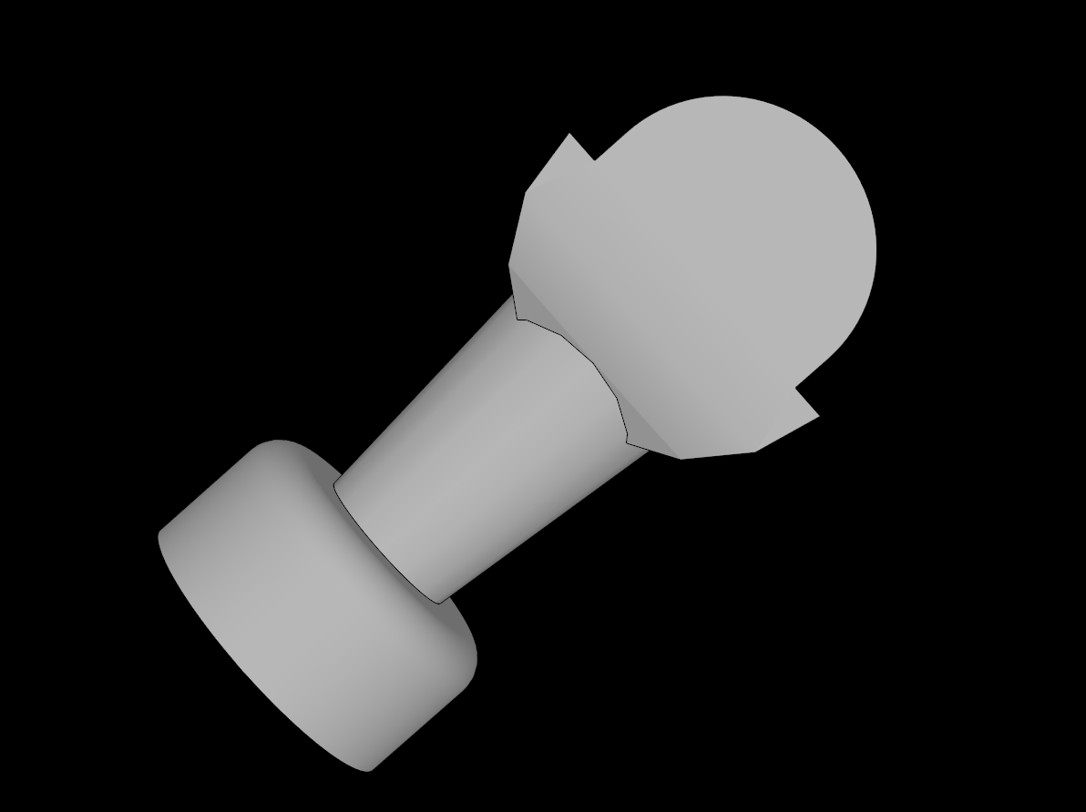 Lego Compatible (773.dat) Minifig Leg Wooden
