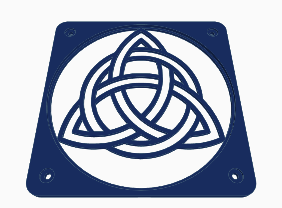 Miniatura 4 do modelo 3D Celtic trinity knot