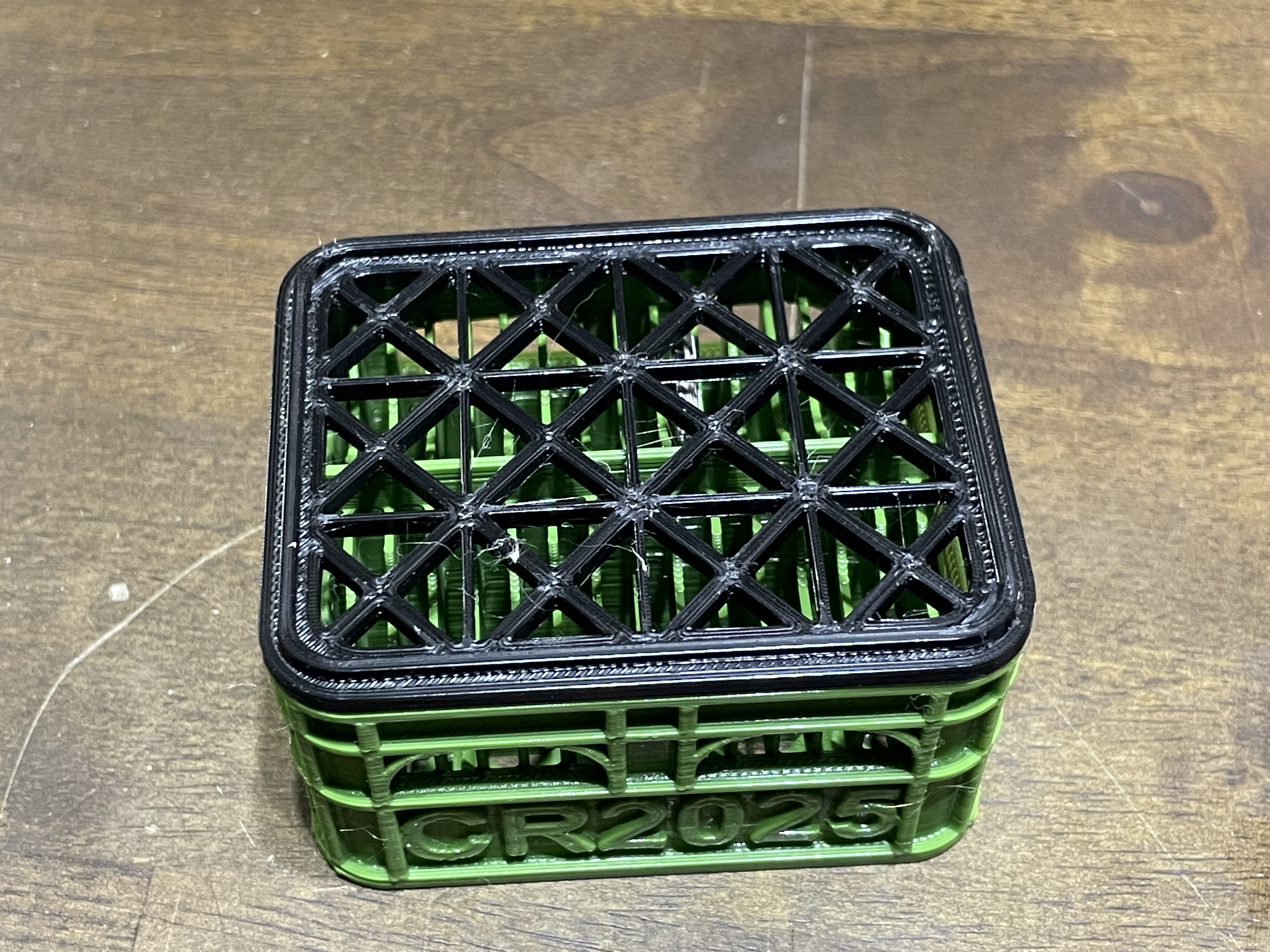 Stackable Lid for Stackable Beer Crate Battery Storage 3D model thumbnail