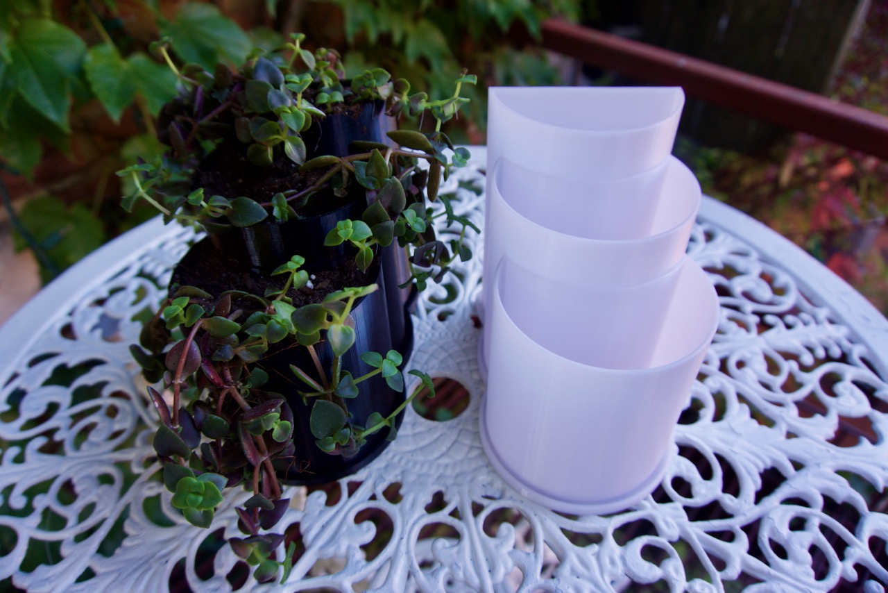Three-tiered Halfmoon Planters — thumbnail 4