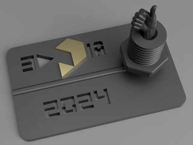 Melting Terminator Thumbs Up (2024 3D Printing Industry Awards)