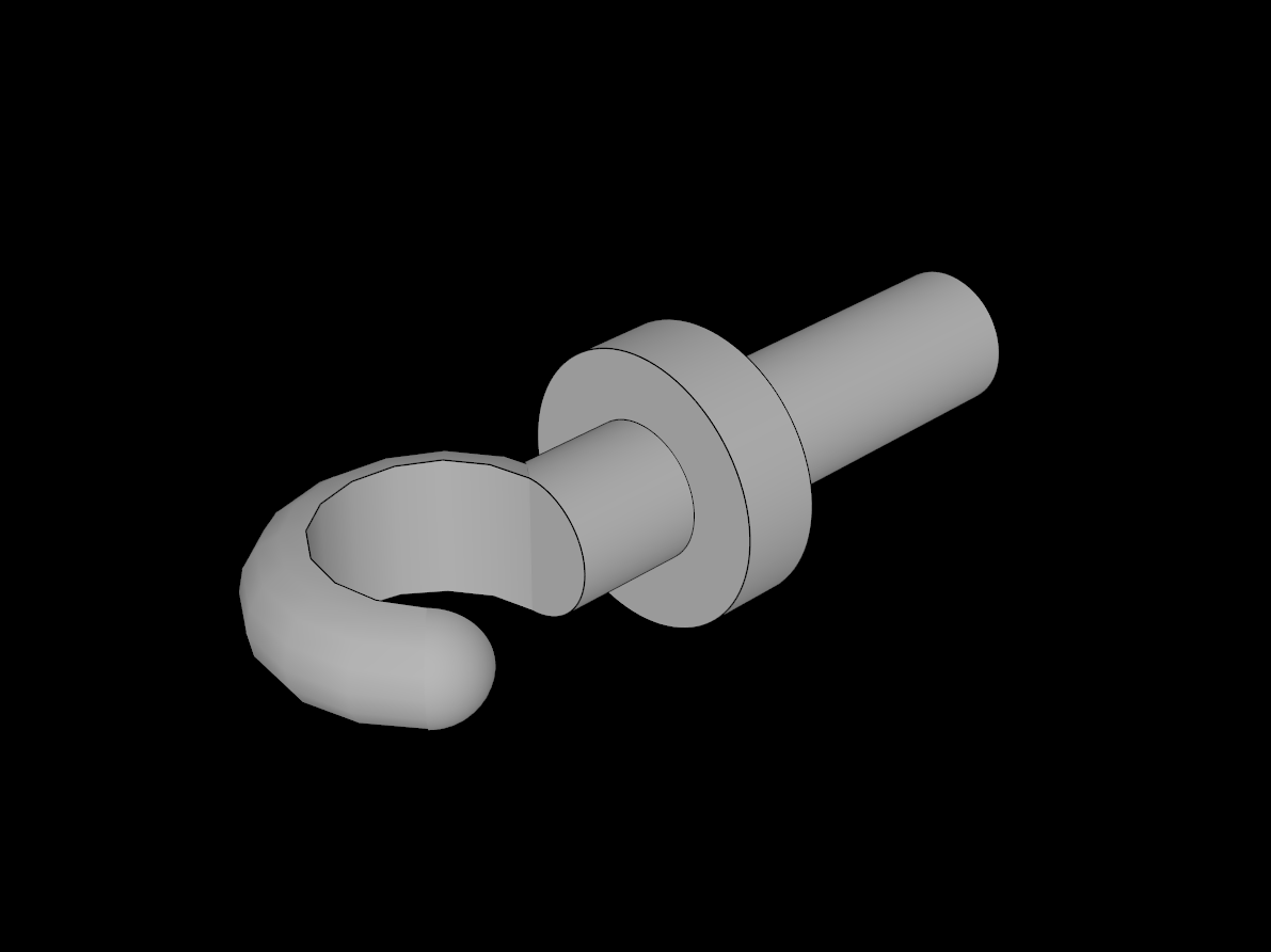 Lego Compatible (2531.dat) Minifig Hand Hook