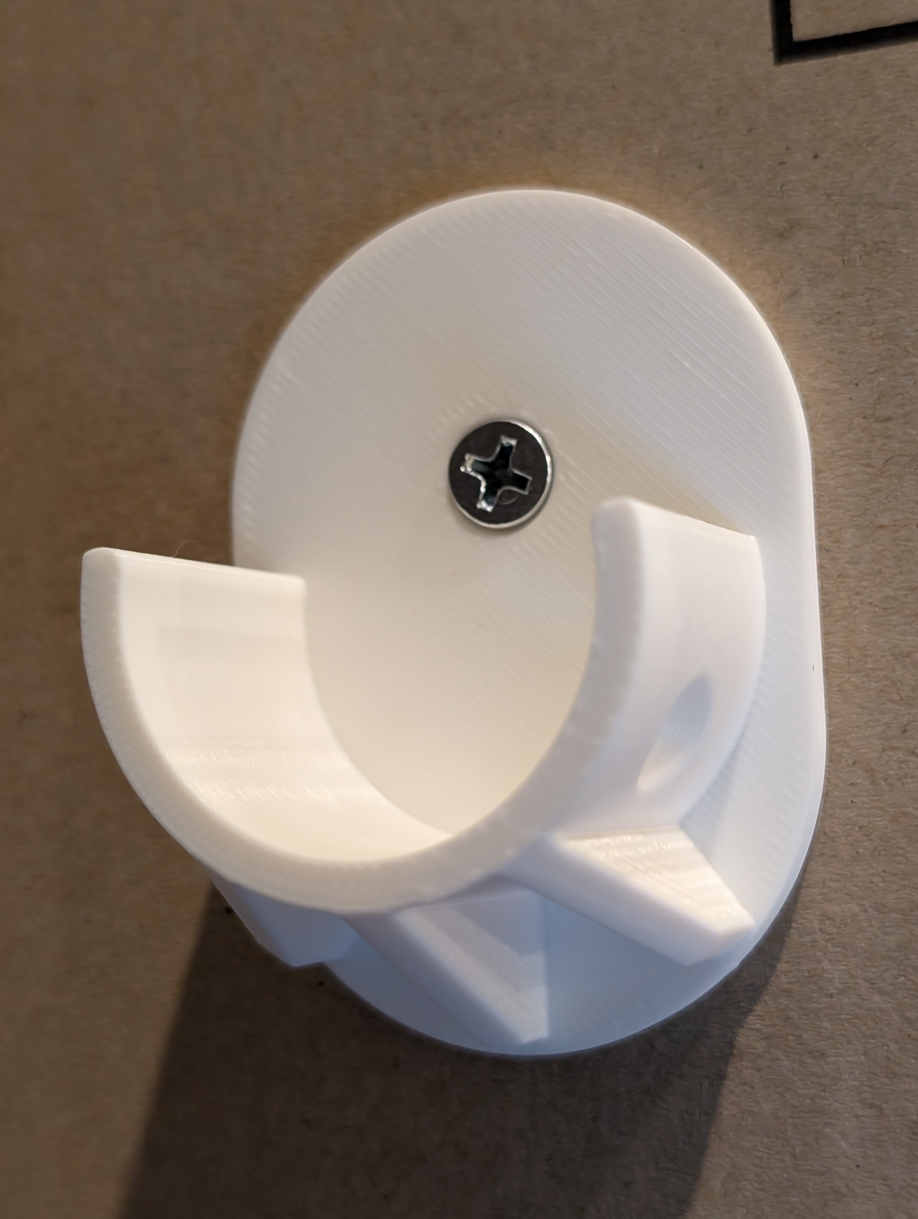 Closet / Wardrobe Rod Mounting Brackets / Flanges - 1", 1 1⁄4", 1 3⁄8" (3 sizes)