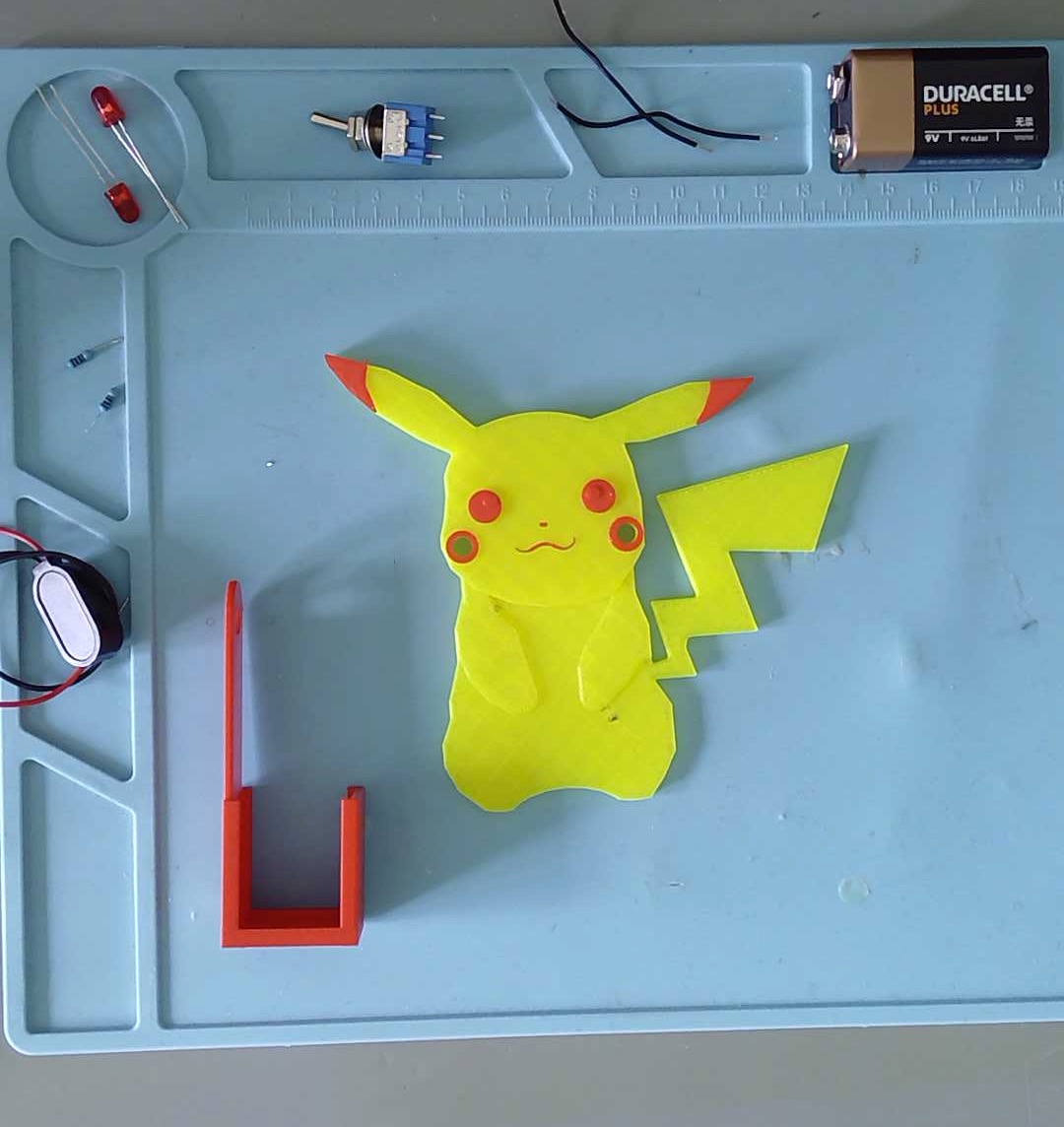Create Your Own Pikachu with LED Eyes! | Child-Friendly Soldering Project — miniatura 2