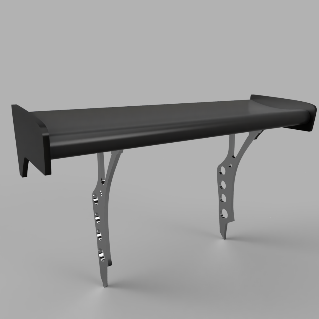 spoiler V3 wingspan 78mm and wide 45mm mounting points