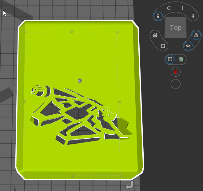 Millennium Falcon Qidi 4 plus tool head