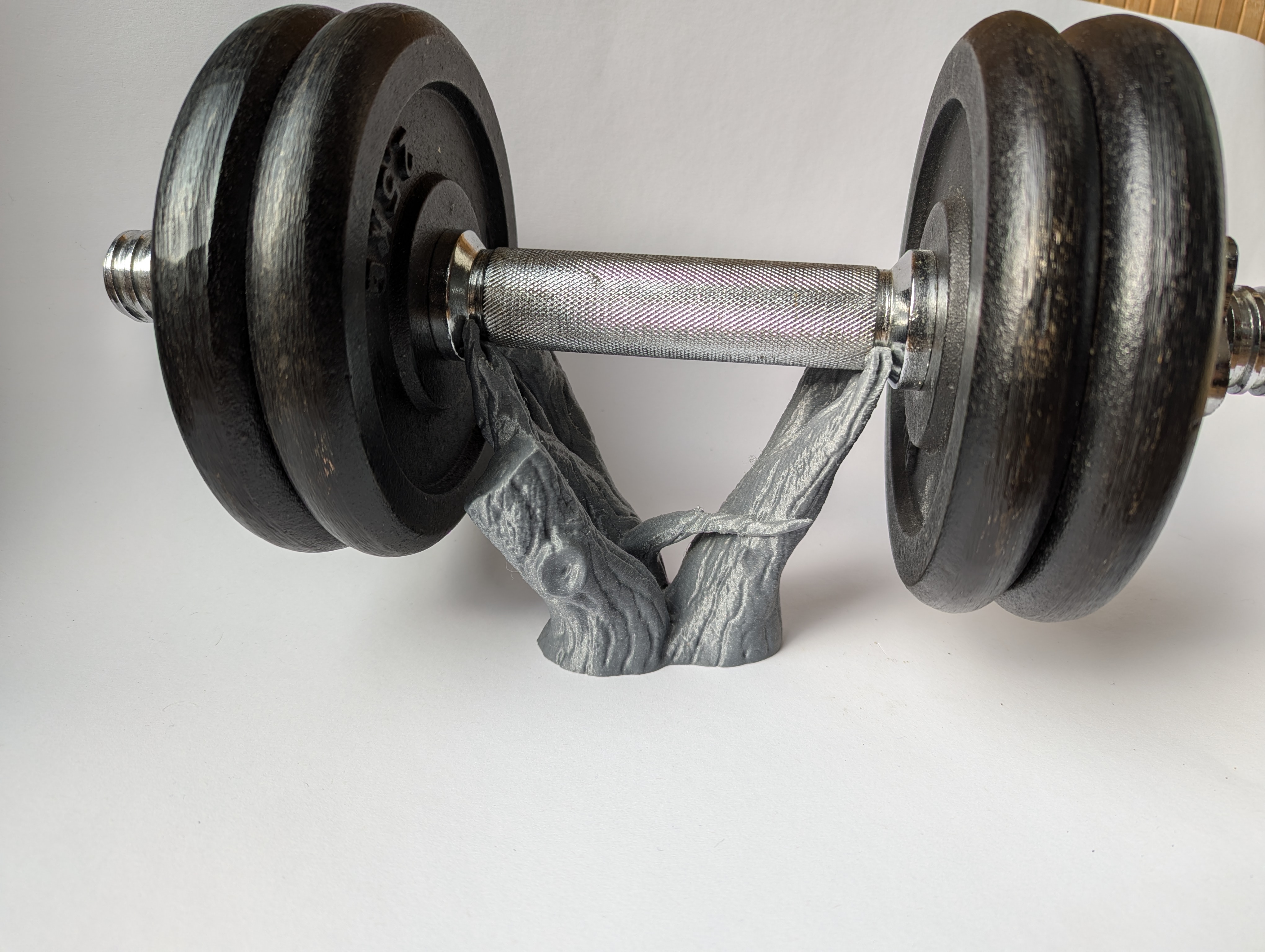 Tree dumbell stand