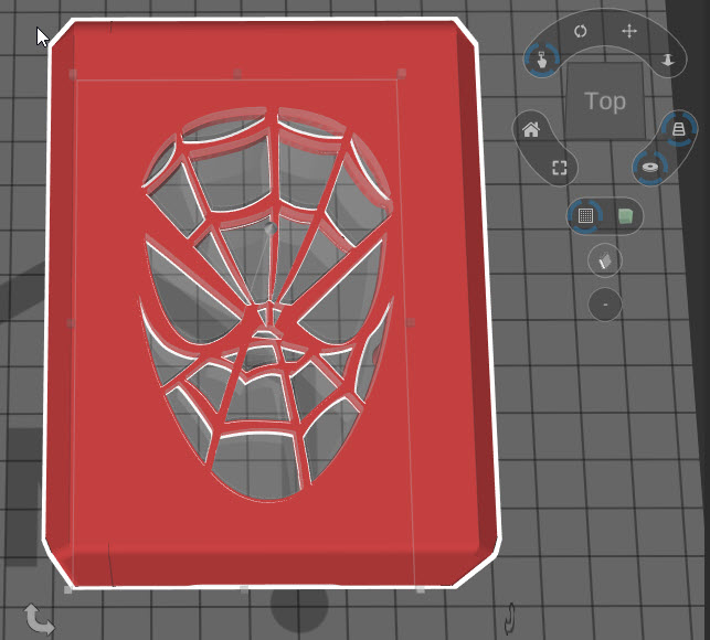 Spiderman's head Qidi 4 plus tool head