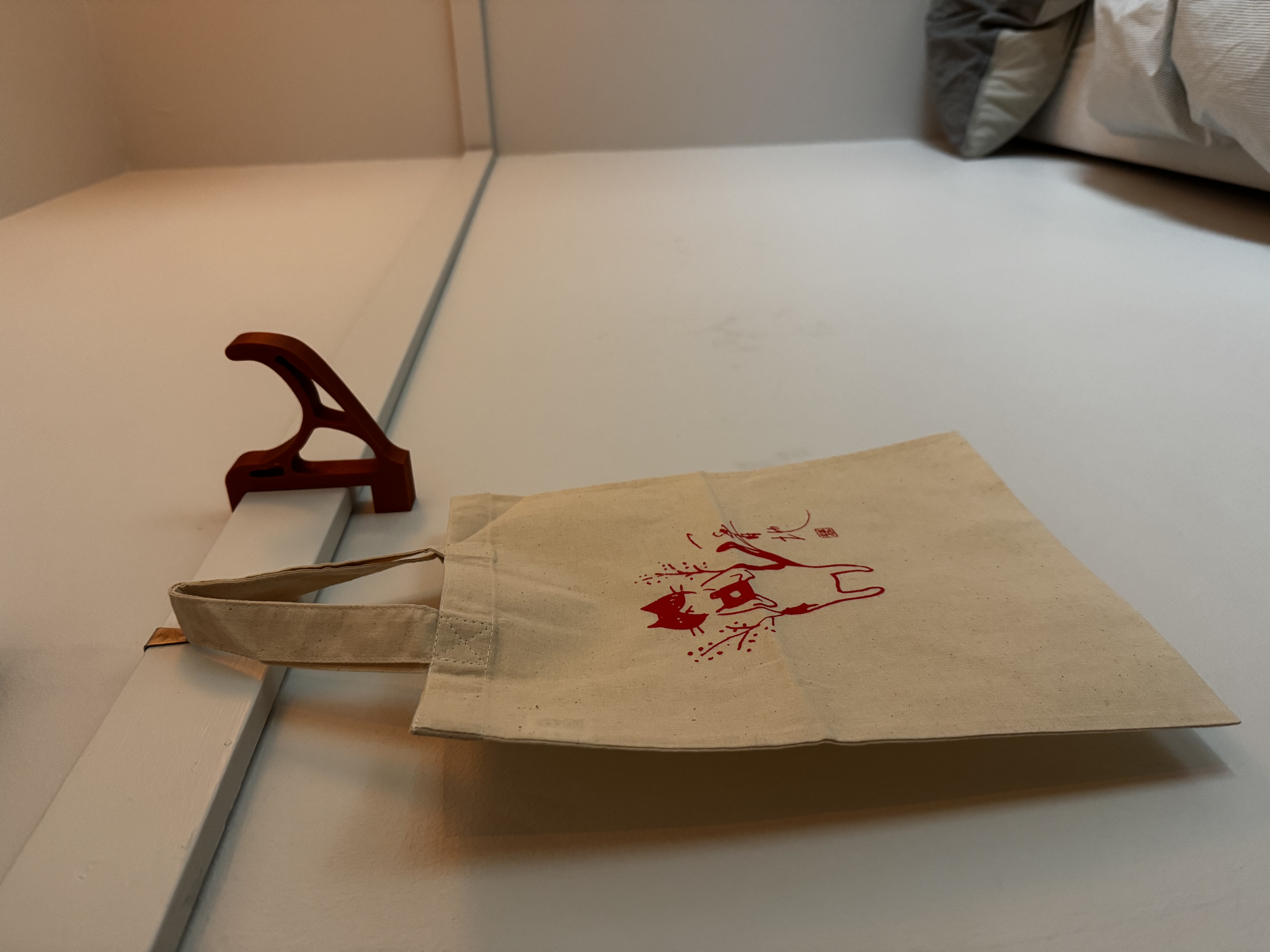Wall hook mounted with no screws 3D model thumbnail