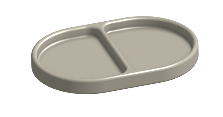 Modern Dual Key Tray