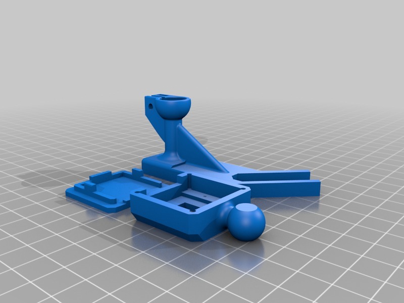 Prusa MK2 Camera Bed Mount Ball and Socket by NathanMichaelMoore