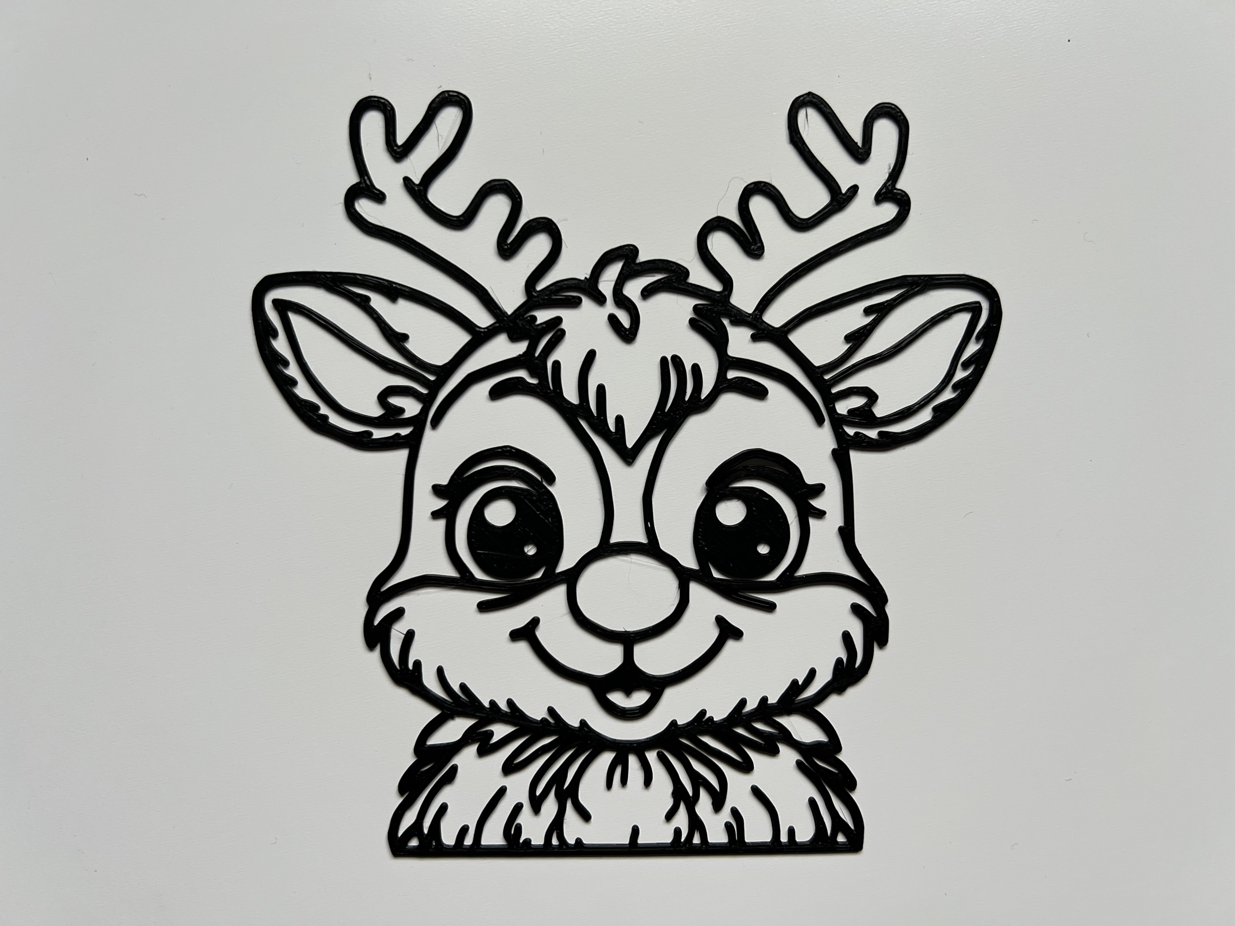 Christmas Cute Animal Wall Art #3