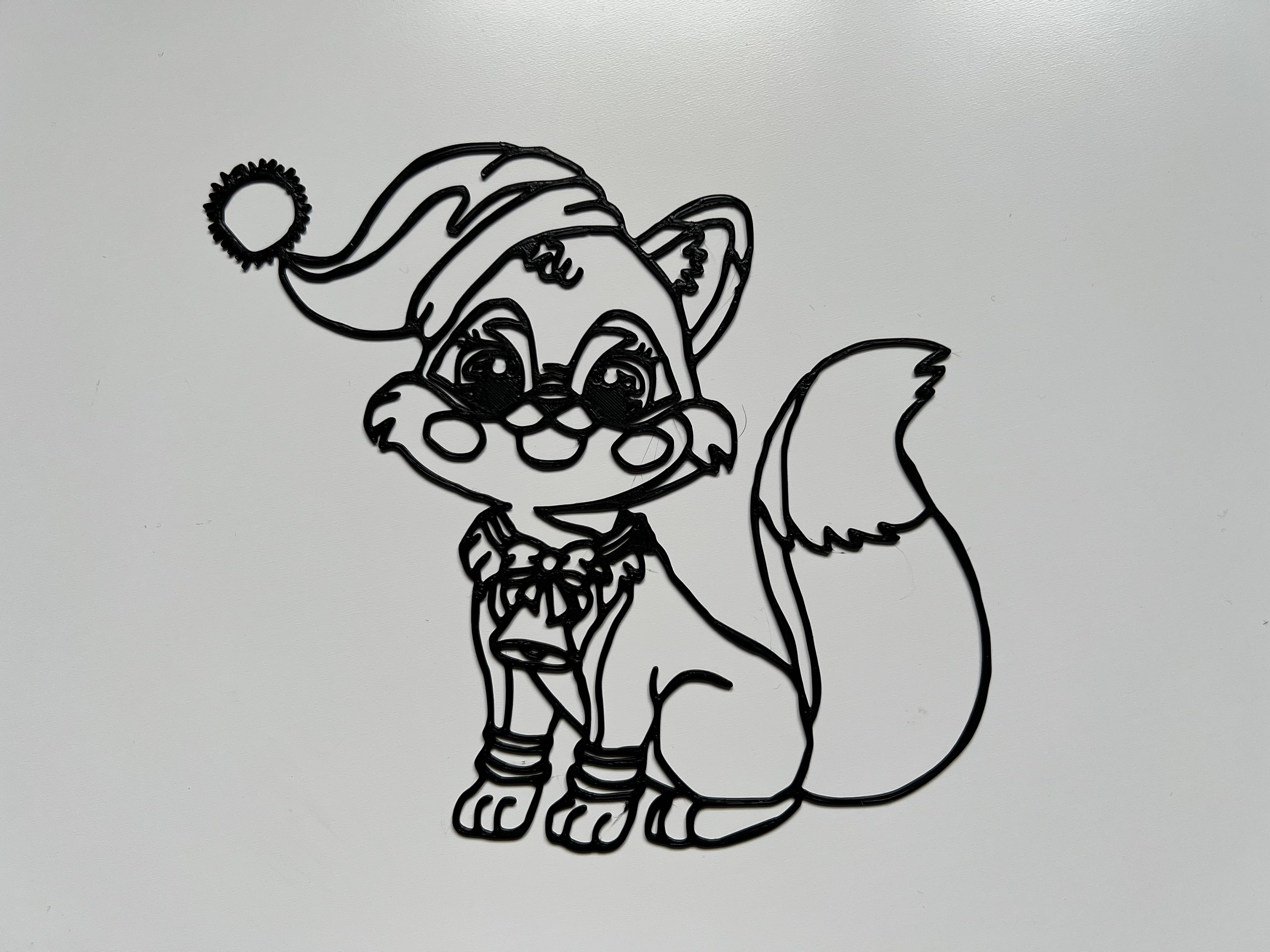 Christmas Cute Animal Wall Art #1