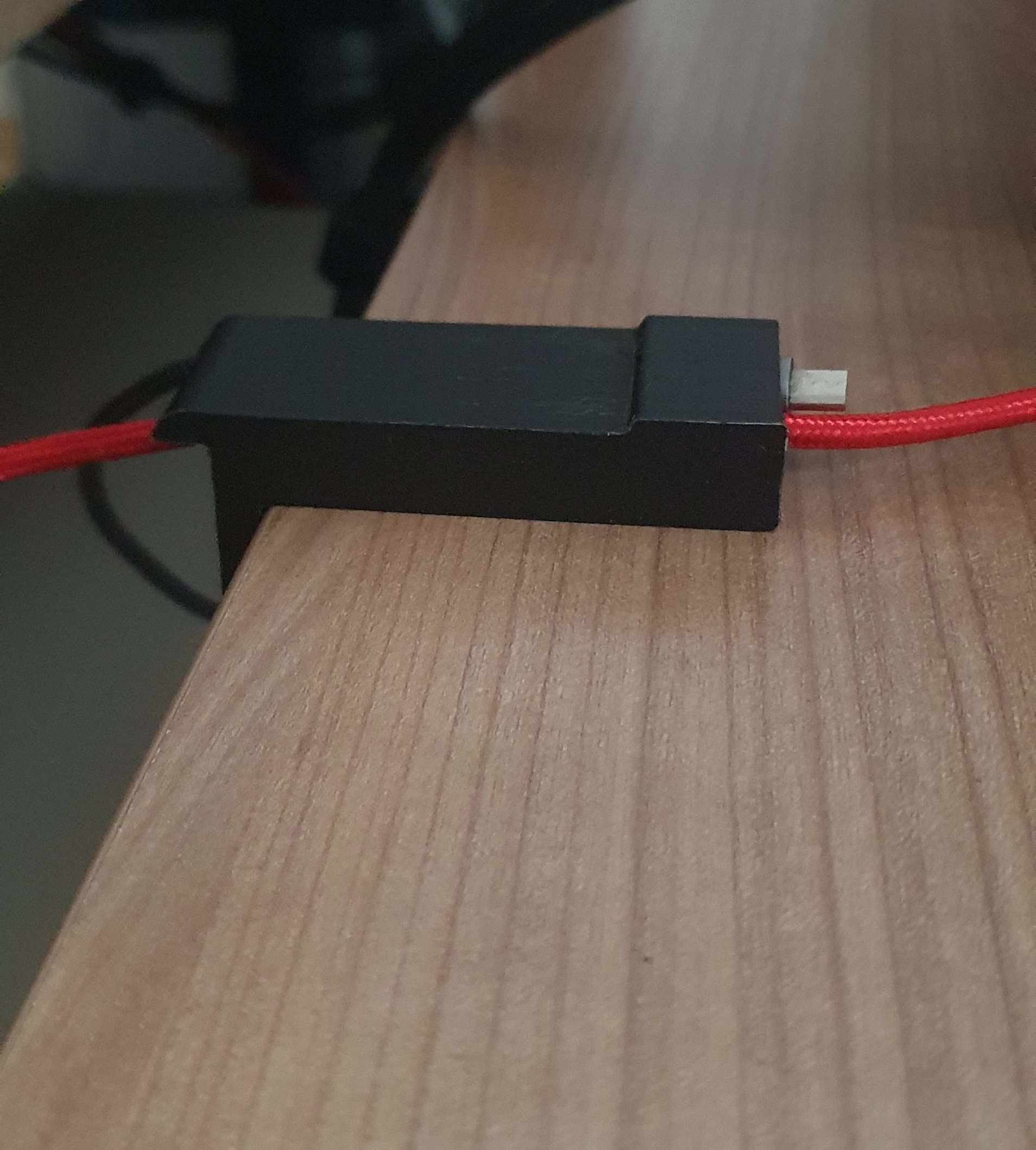 Desk cableclip, cable holder no support