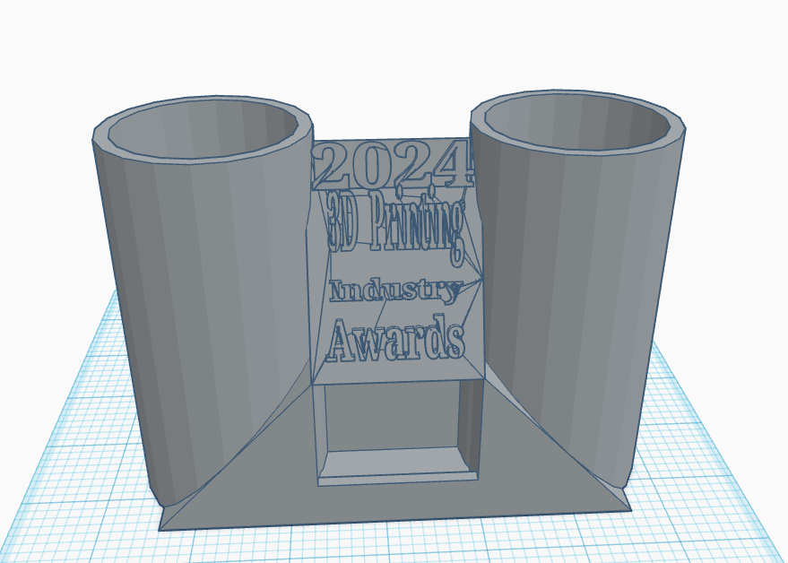 2024 3D Printing Industry Awards trophy