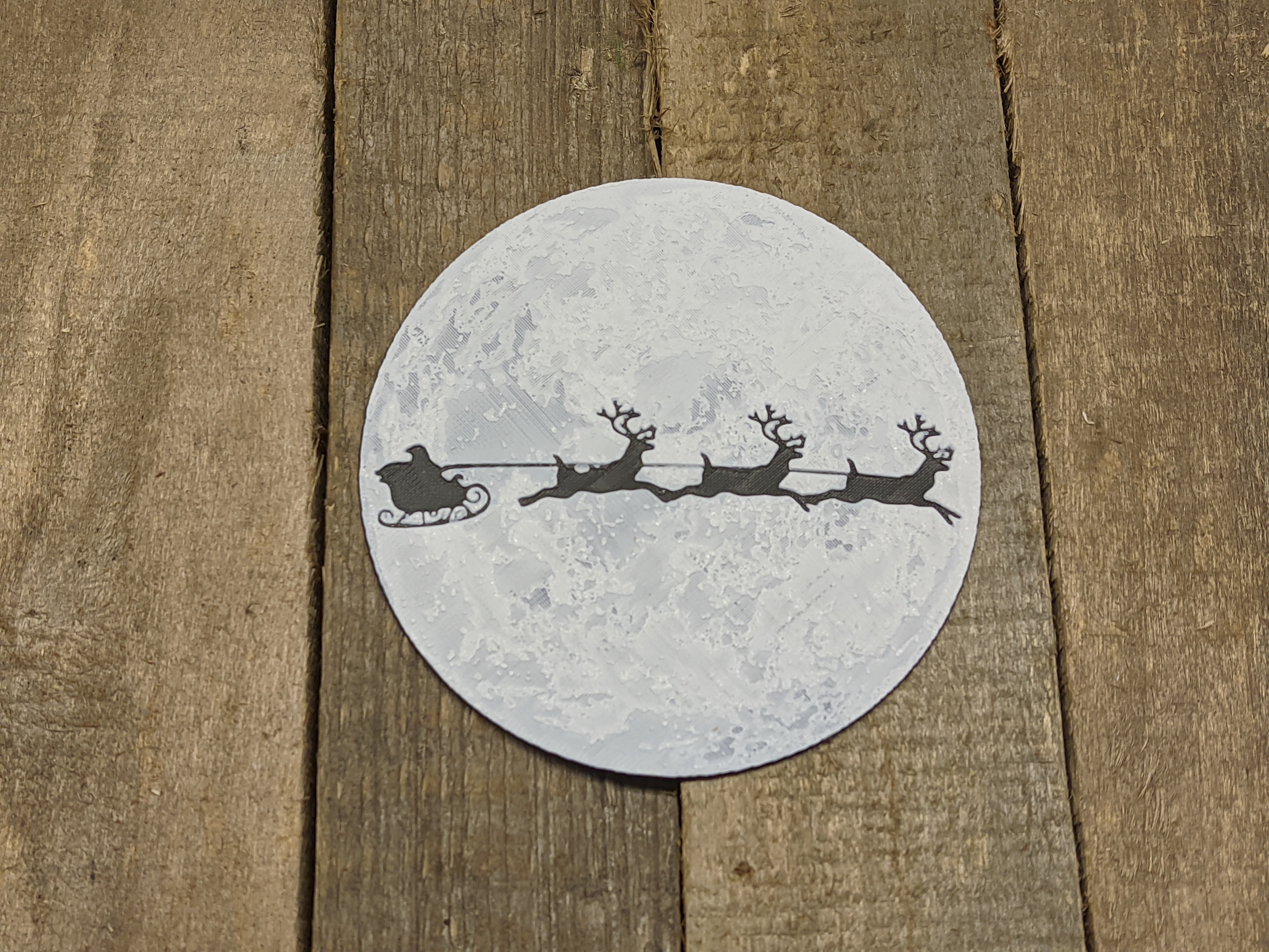 Christmas #6 - Santa Claus And The Moon