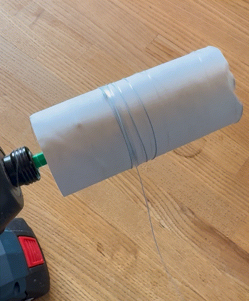 Drill and Driver Fishing Line Despooler