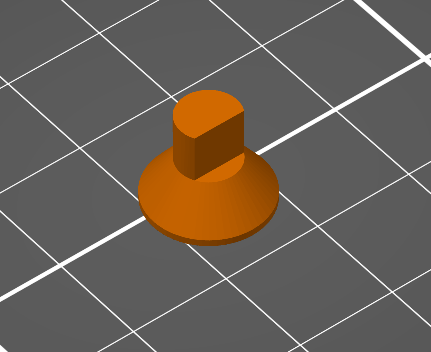 Potentiometer Adapter for KORG EM-1 Effect Knob